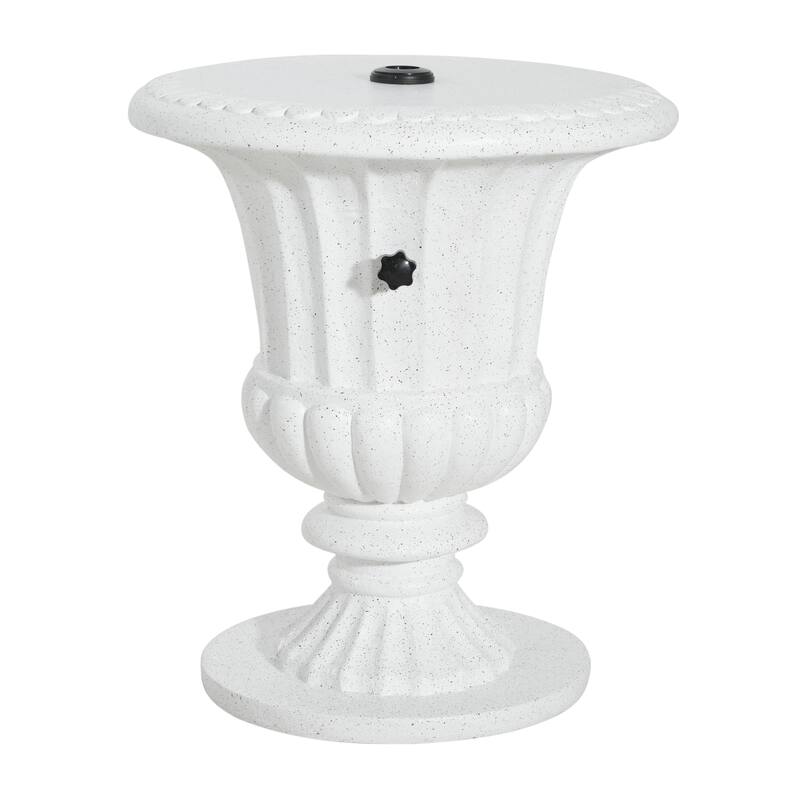 Christopher Knight Home - Adela Modern Outdoor MGO Side Table Umbrella Base with Sand-Filling