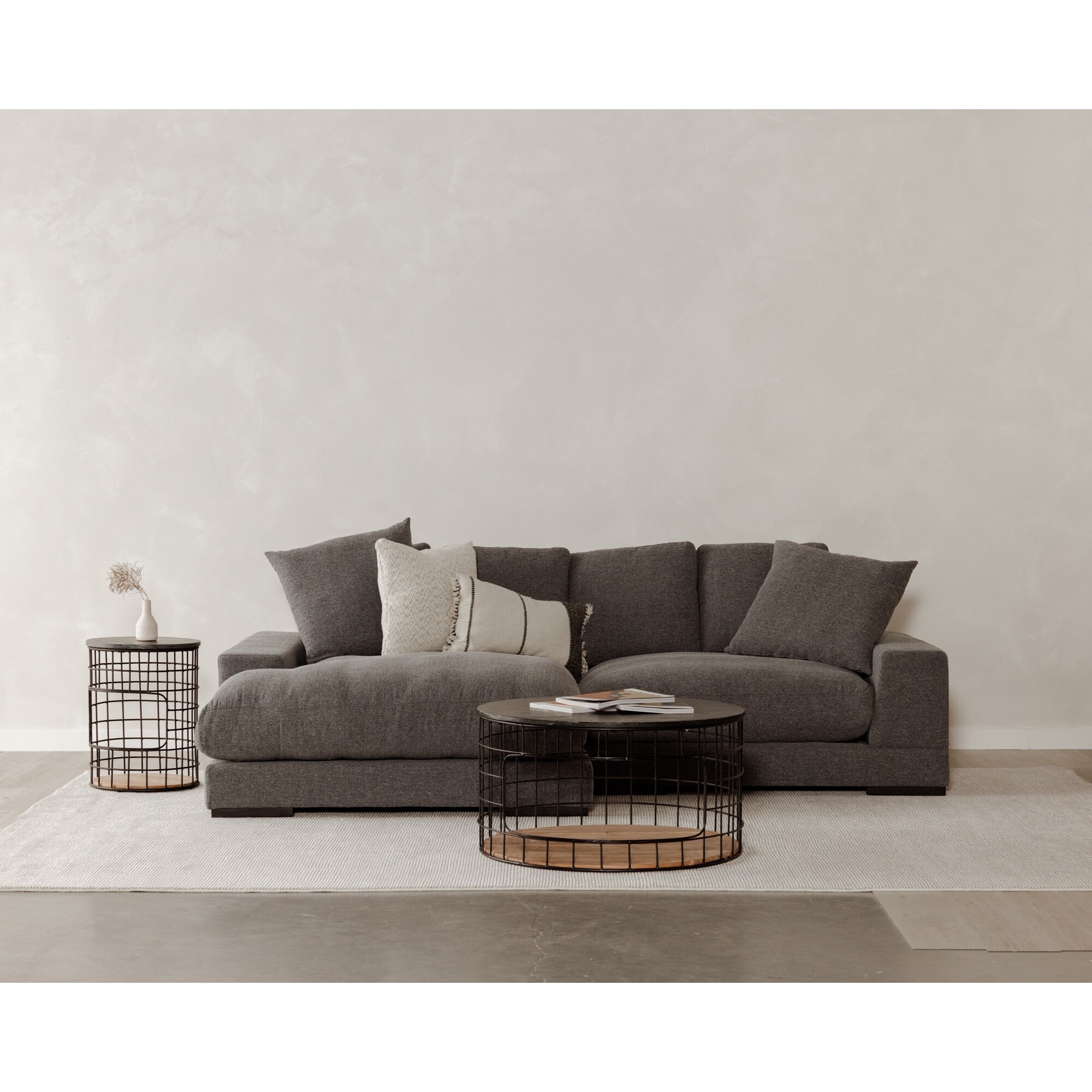 Aurelle home reversible on sale contemporary sectional sofa