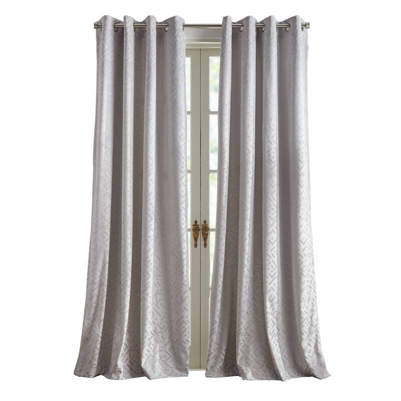 KARL LAGERFELD PARIS Embossed Curtain Panel Pair