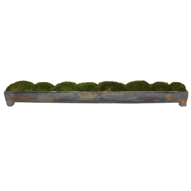 Uttermost Canal Moss Centerpiece - 5 x 34 x 3