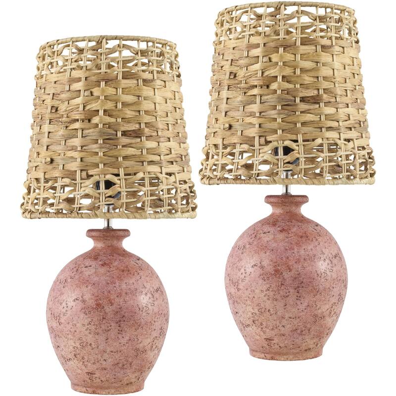 Livabliss Sarina Global Accent Table Lamp (Set of 2)