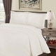 preview thumbnail 17 of 35, Superior 800 Thread Count Cotton Blend Duvet Cover Set Ivory - Full - Queen