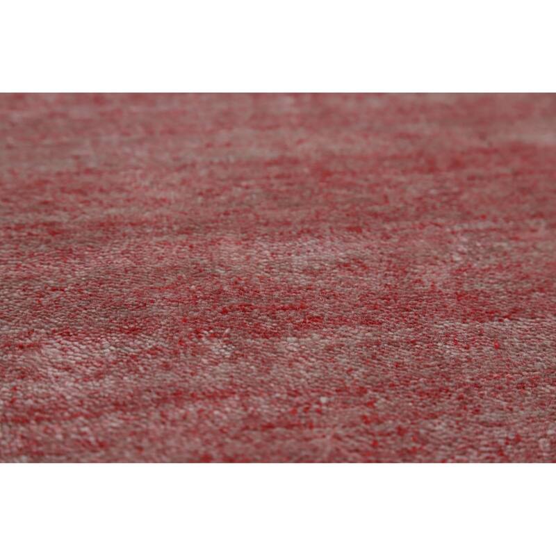Tribal Pink Gabbeh Indian Area Rug Handmade Wool Carpet - 5'1" x 7'10"