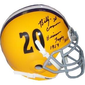 Shop Billy Cannon Signed Lsu Tigers Vintage Tb Schutt Mini