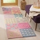 preview thumbnail 3 of 13, SAFAVIEH Handmade Children's Patchworks Pink New Zealand Wool Rug