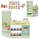 preview thumbnail 1 of 7, Gymax Wooden Supermarket Play Toy Set Kids Grocery Store Playset w/ Green