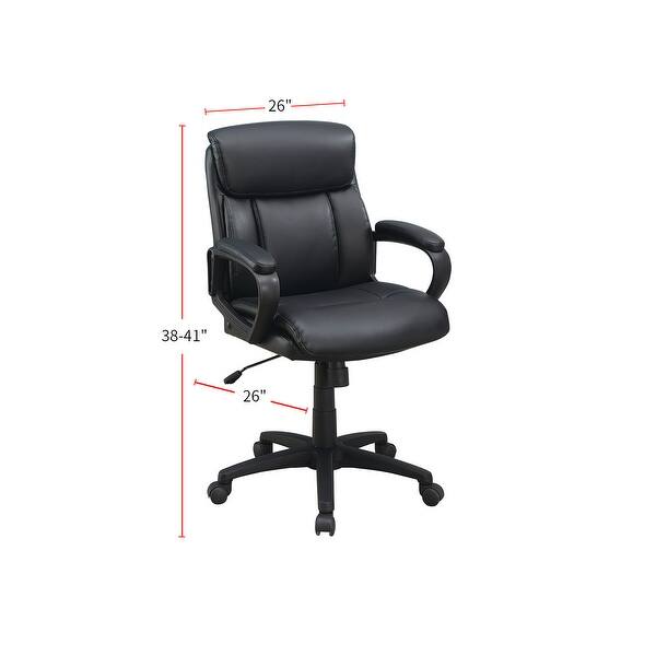Standard Back Upholstered Chair Swivel Computer Desk Chair for Office