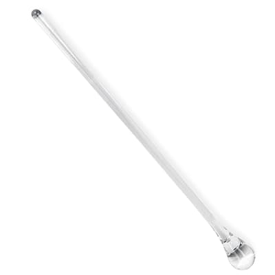 HomeRoots 12" Mouth Blown Crystal Lead Free Martini Stirrer
