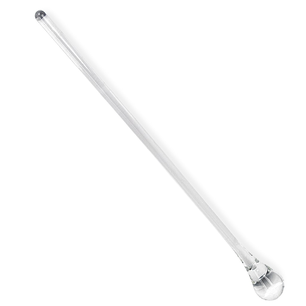 HomeRoots 12" Mouth Blown Crystal Lead Free Martini Stirrer