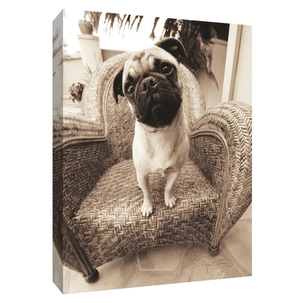 PTM Images 9-154953 PTM Canvas Collection 10" x 8" - "Wonder" Giclee Dogs Art Print on Canvas
