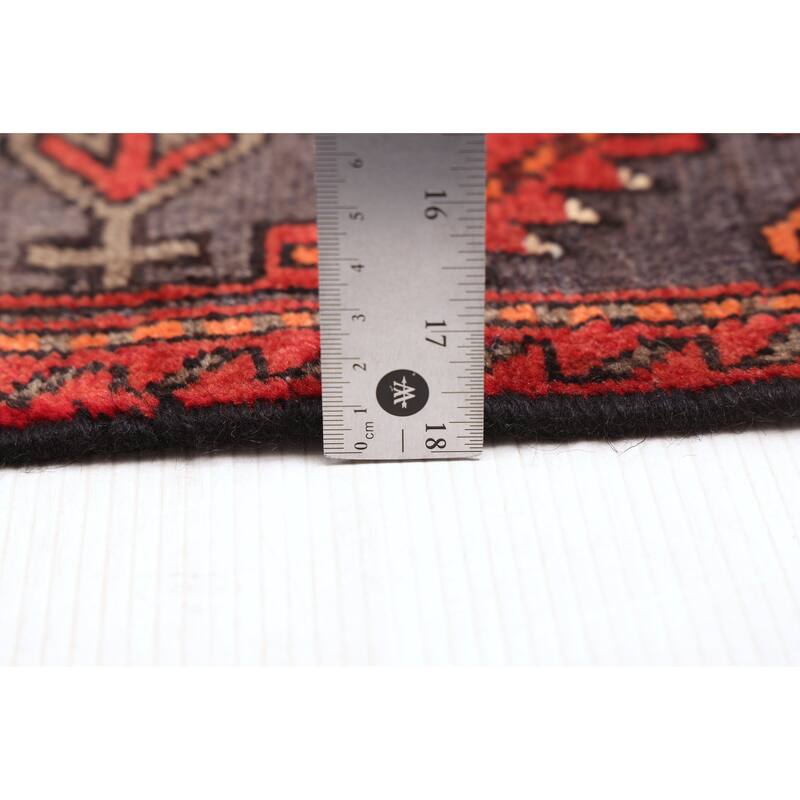 ECARPETGALLERY Hand-knotted Andelz Red Wool Rug - 4'1 x 7'2