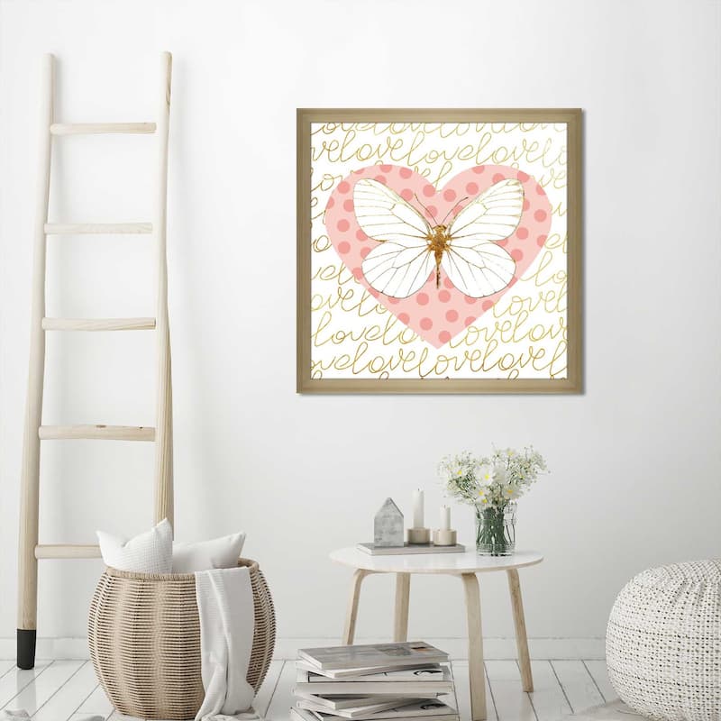 "Butterfly Love (Peach)" by Jodi Print on Acrylic