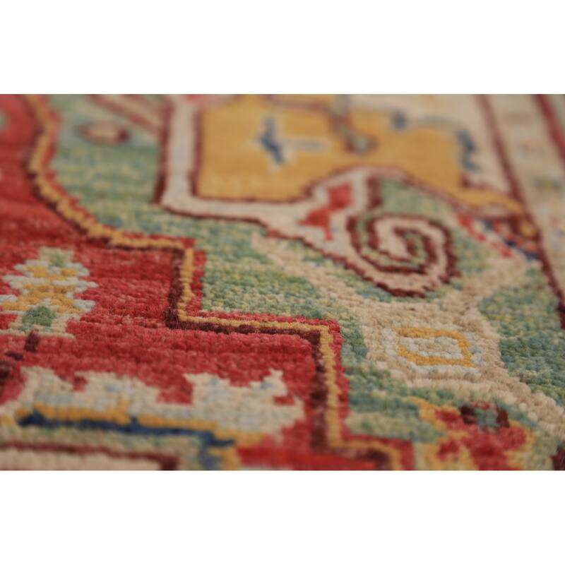 Heriz Serapi Vegetable Dye Rug Handmade Foyer Wool Carpet - 2'11"x 5'0"