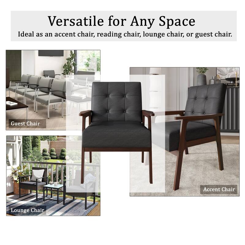 CraftPorch Modern 2- Pieces Accent Chairs