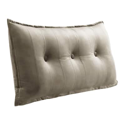 WOWMAX Button Tufted Body Pillow Decorative Side Sleeper Leg Pillow