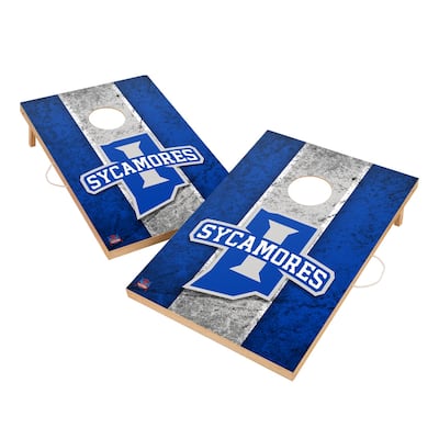 Vintage Indiana State University Sycamores Regulation 2x4 Cornhole Set