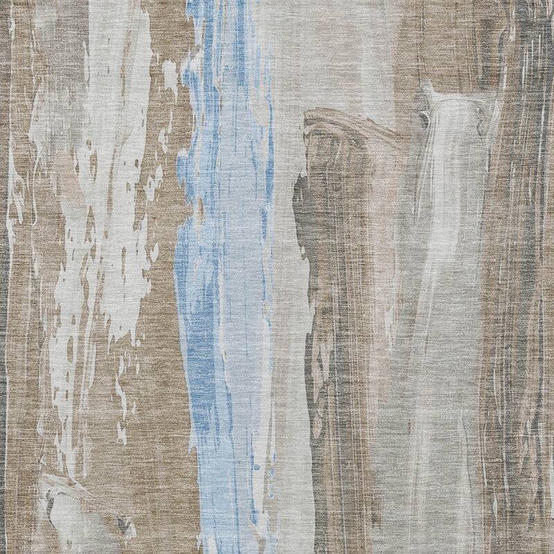 HomeRoots Abstract Transitional Rectangle Outdoor Rug