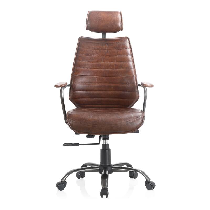 Aurelle Home Modern Leather Upholstered Office Chair