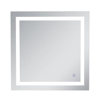 Avalon 30" x 30" Hardwired LED mirror - Silver