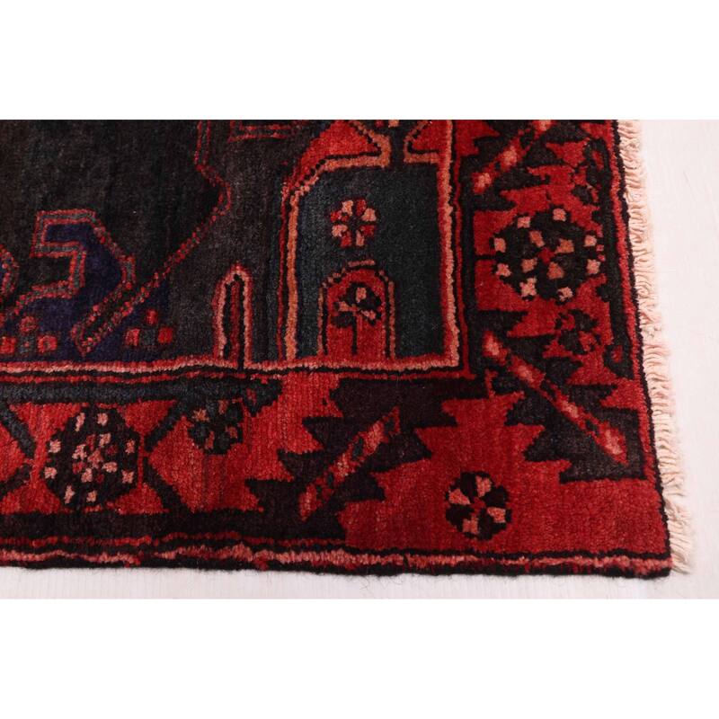 ECARPETGALLERY Hand-knotted Konya Anatolian Dark Navy Wool Rug - 4'9 x 9'3
