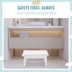 preview thumbnail 12 of 13, Dream On Me Ease-Up Adjustable Nursing Footrest