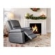 preview thumbnail 2 of 38, Leather Power Lift Recliner with Heat & Massage, Pockets for Elderly