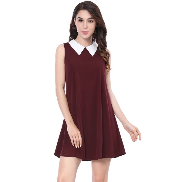 collared swing dress