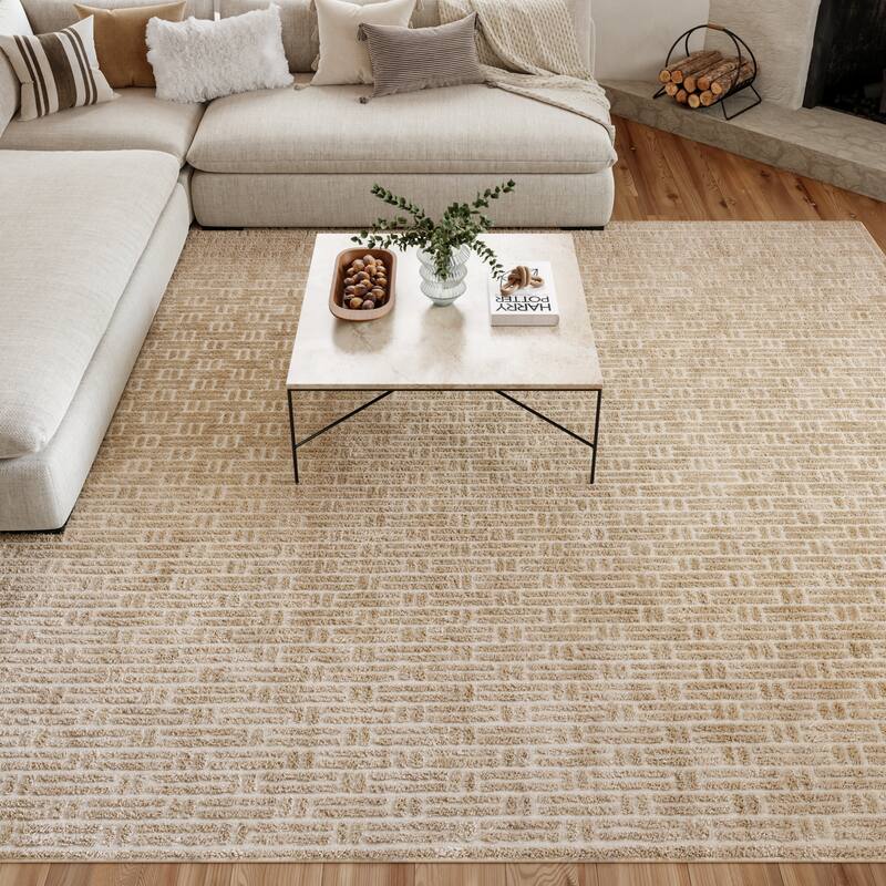 Nourison Washable Charm Indoor only Modern Geometric Area Rug
