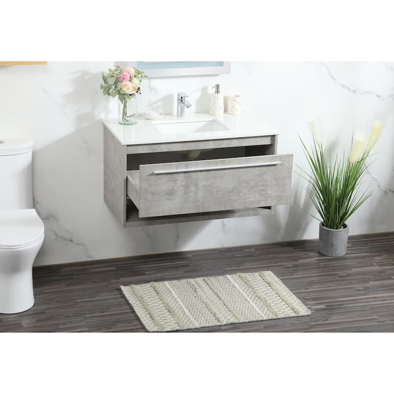 Brush 36 - 48 Inch Single Bathroom Vanity