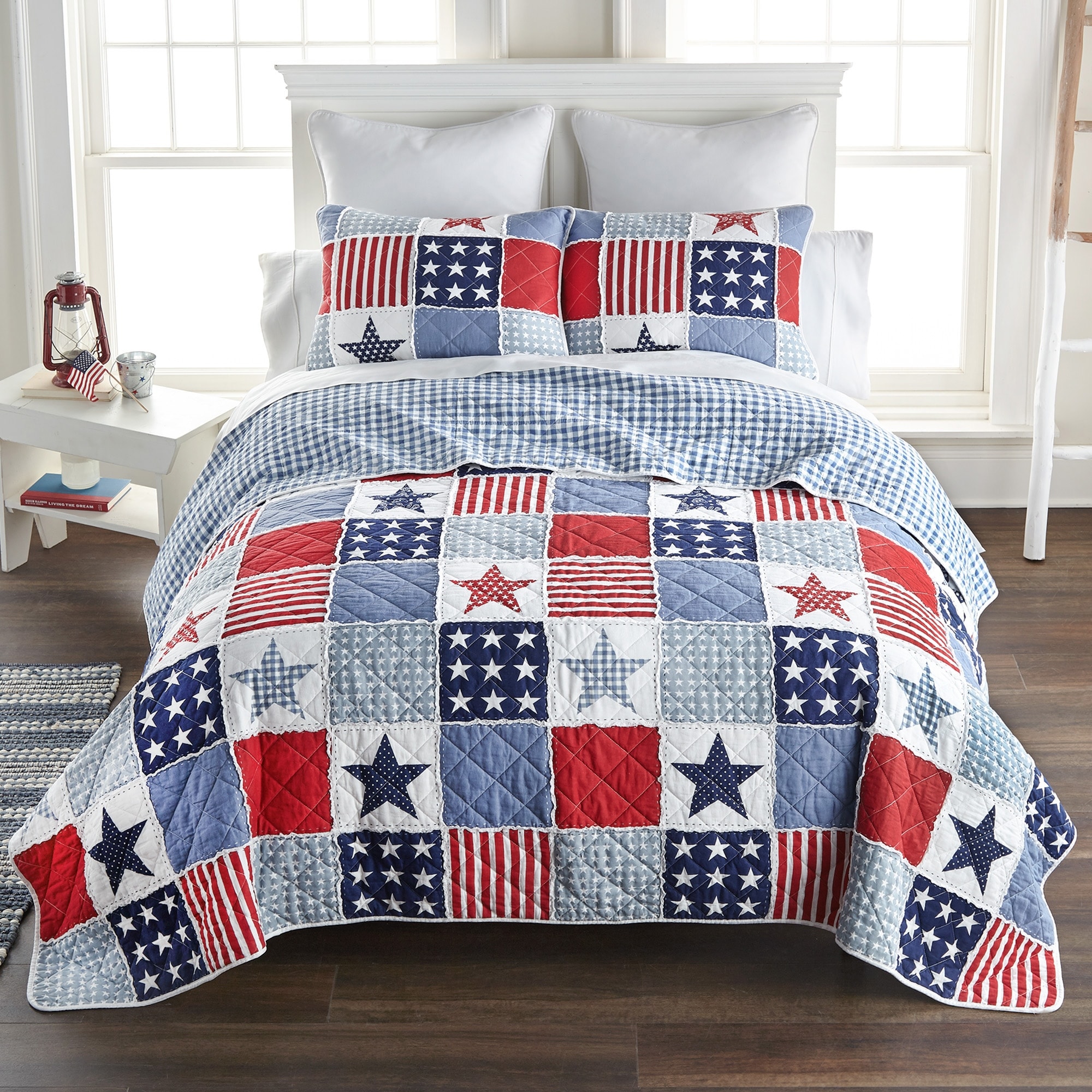 Donna Sharp Star & Stripe Americana Cotton Quilt Collection
