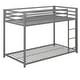 preview thumbnail 8 of 29, Avenue Greene Macie Metal Twin over Twin Bunk Bed Silver