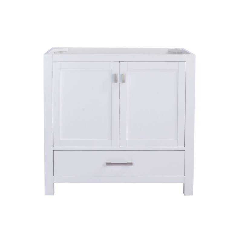 Miseno MV-36-313ANG-BASE Wilson 36" Single Free Standing Vanity - White