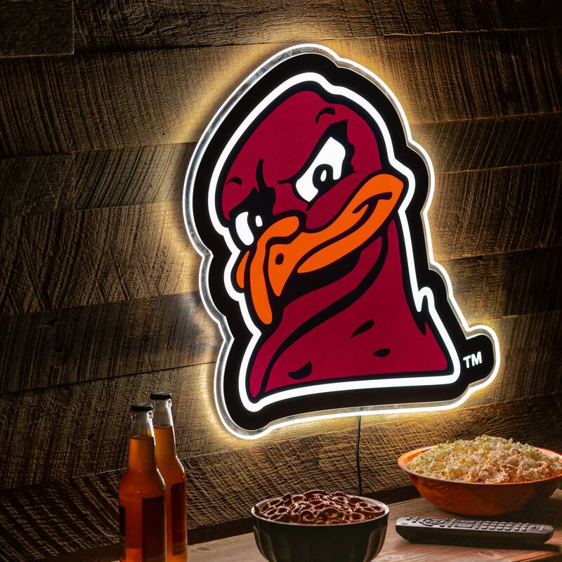 Virginia Tech College Mascot Plug-In LED Lighted Sign