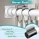 preview thumbnail 32 of 32, Tension Shower Curtain Rod, Adjustable Spring Tension Curtain Rod No Drilling, Non-Slip, Never Rust, Stainless Steel