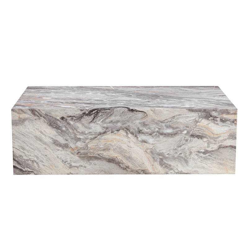 Rectangular Wooden Coffee Table, Living Room Center Table