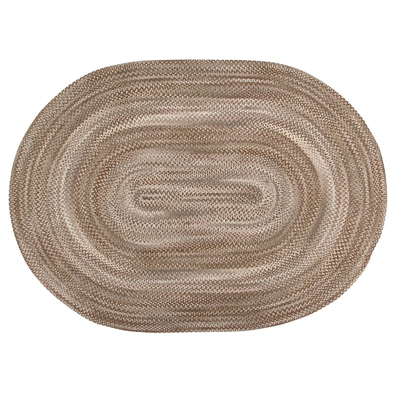 Ombre Soft Chenille Braided Rugs
