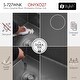 preview thumbnail 4 of 13, STYLISH 27 inch Stainless Steel 16G Workstation Sink Dura-Tek Finish