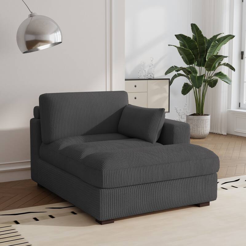 Left and Right Sectional Sofa Set Chaise Lounge Sofa Chair