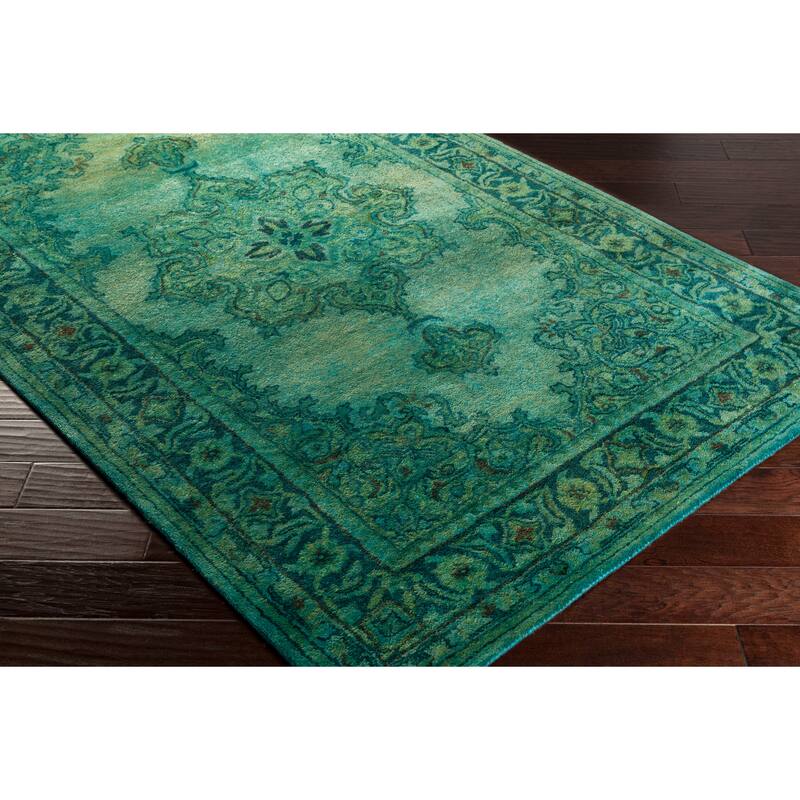 Hand-Tufted Linhope Oriental Wool Area Rug