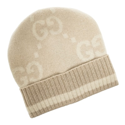Gucci GG Jacquard Cashmere Hat