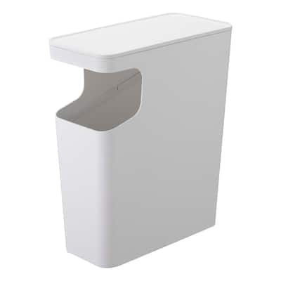 Yamazaki Home Side Table Trash Can, ABS Plastic, 4 gallons, 15 liters