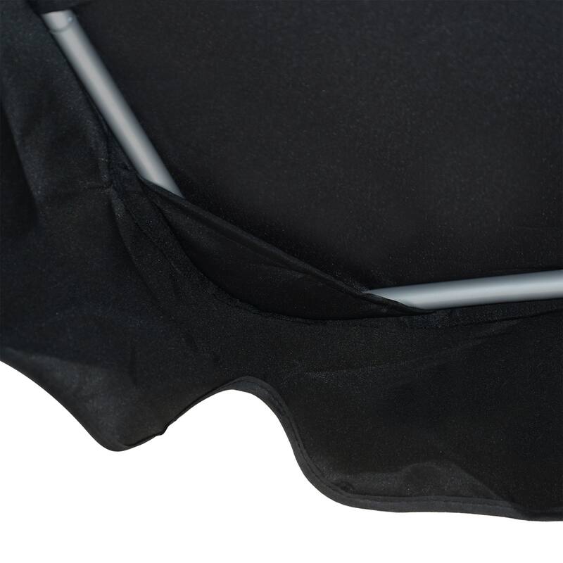 3-Seat Outdoor Canopy Swing with Stand, Adjustable Shade, Steel Frame
