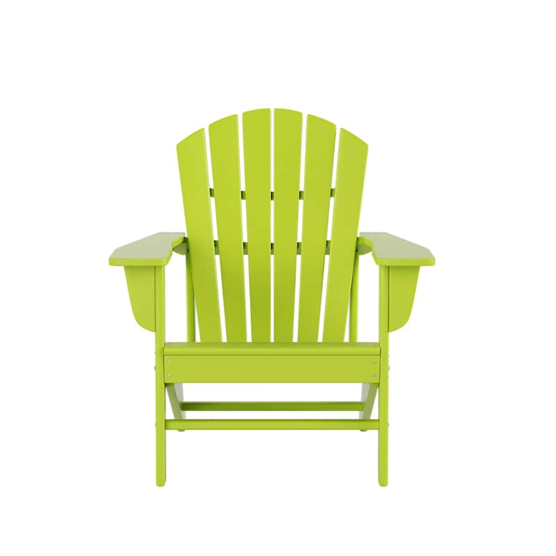 Altura 12-Piece Poly All Weather Adirondack Chair With Ottoman And Side Table