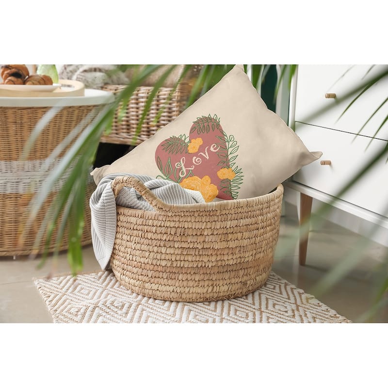 Valentines Day Love And Roses Decorative Throw Pillow