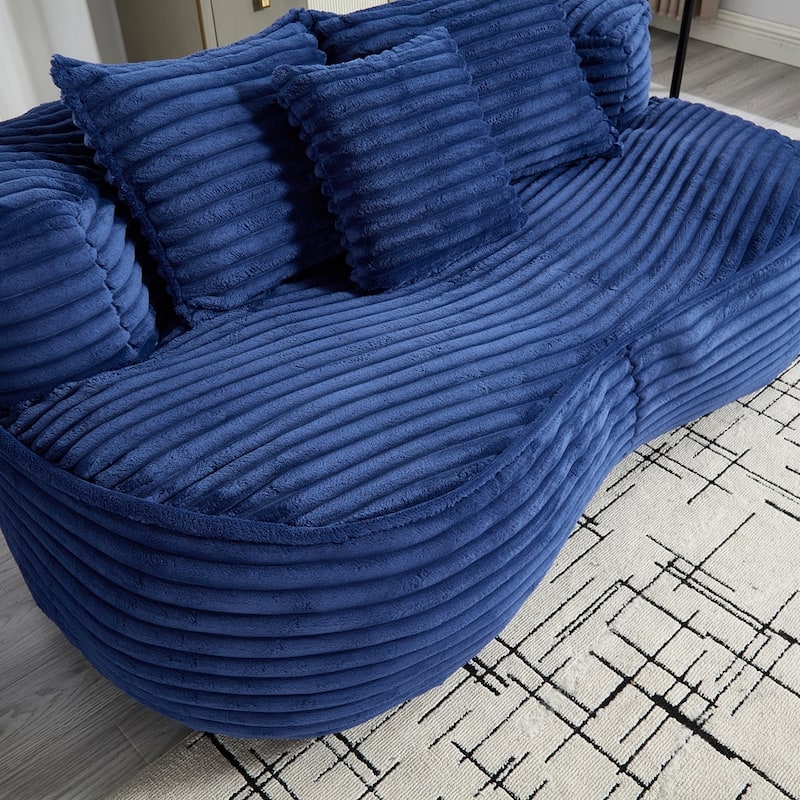 Comfort Lounger High Back Bean Bag Chair