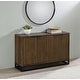 preview thumbnail 15 of 14, Ryatt 4-Door Engineered Wood Accent Cabinet Dark Pine