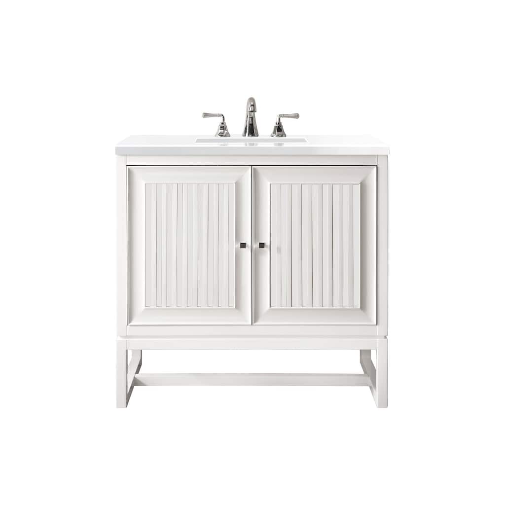 James Martin Vanities E645-V30-3WZ Athens 30" Free Standing Single