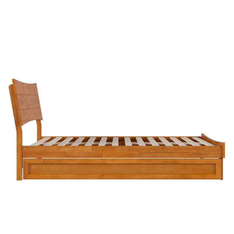 Phoenix Wood Platform Bed with Trundle