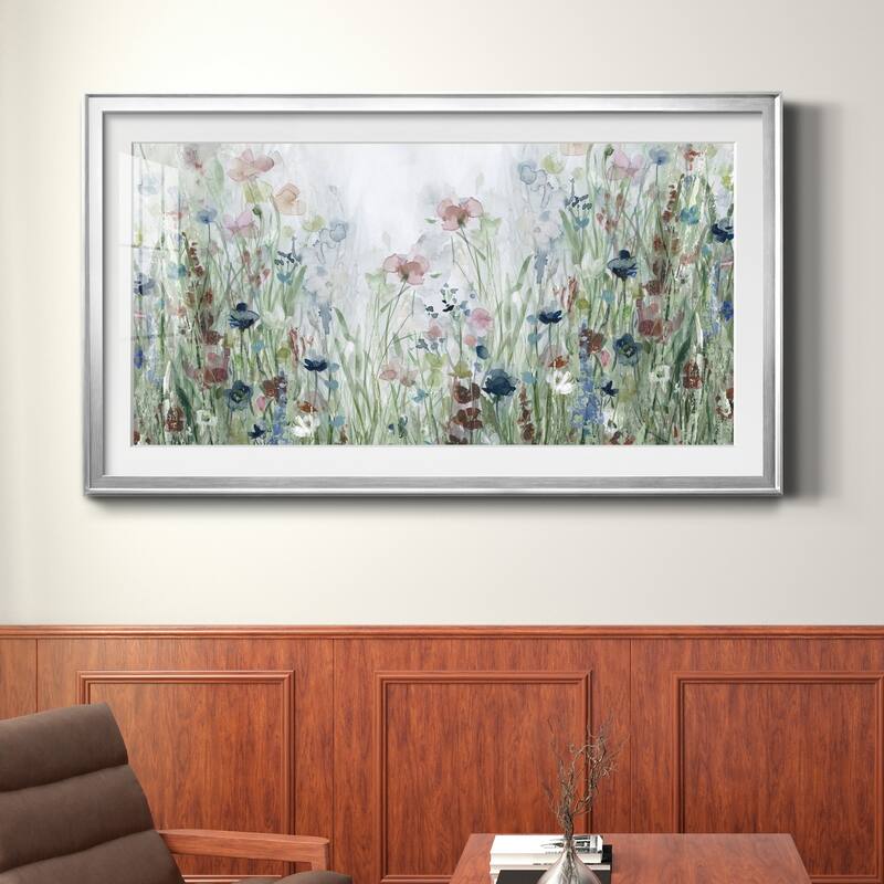 Wildflower Fields- Premium Gallery Framed Print - Ready to Hang