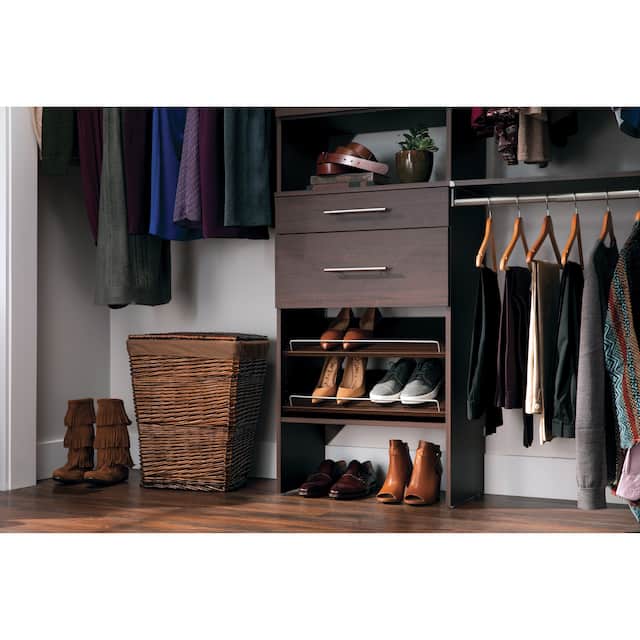 ClosetMaid SuiteSymphony 25-Inch Wide Angled Shoe Shelves
